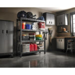 Gladiator 60 inch Heavy Duty Rack Shelving YGRS604TGG Hammered Granite