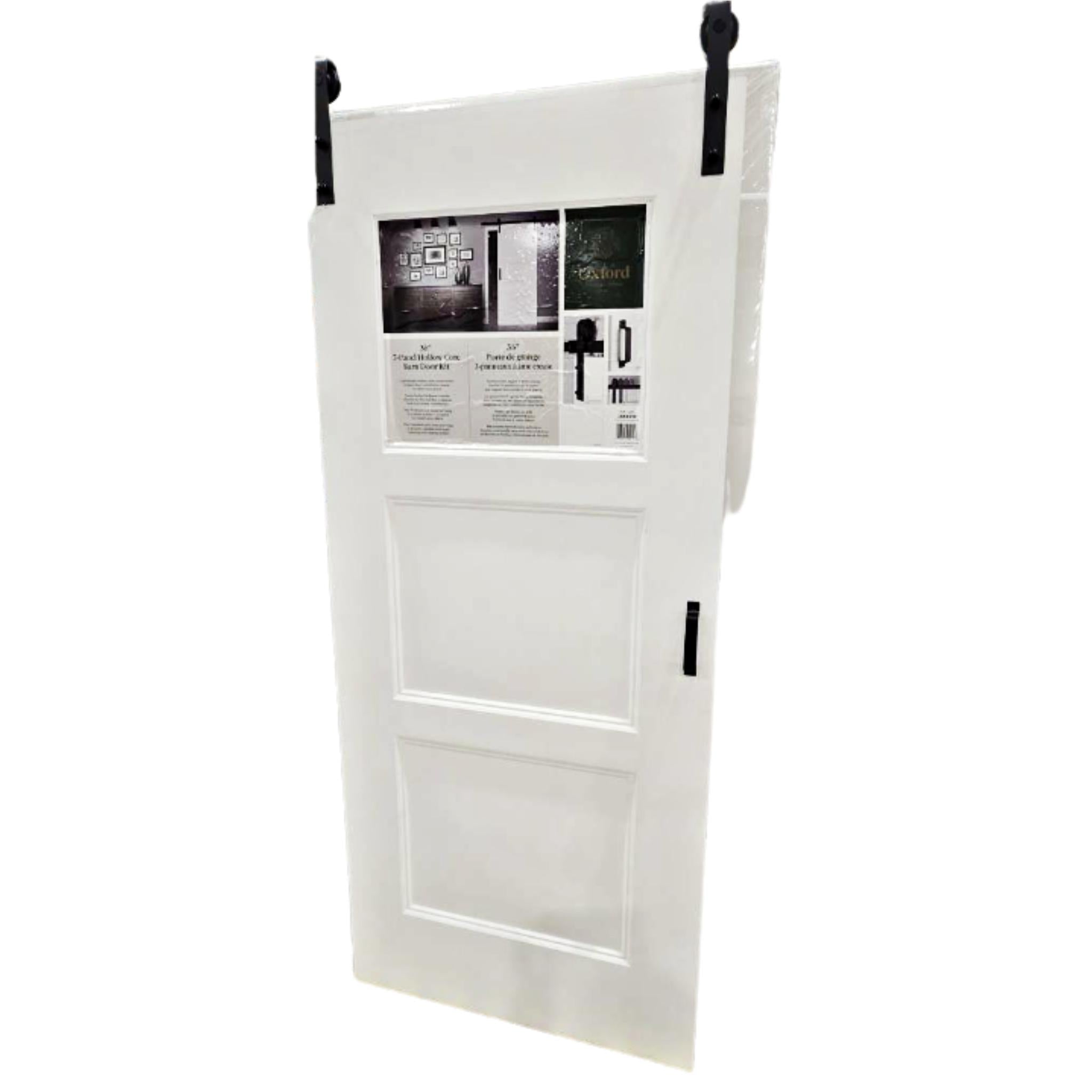Oxford-Barn-Door-36x-84-White.jpg Oxford Barn Door 36"x 84" White - Image 1