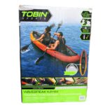 Tobin Sports Wavebreak Inflatable 2 Person Kayak Set
